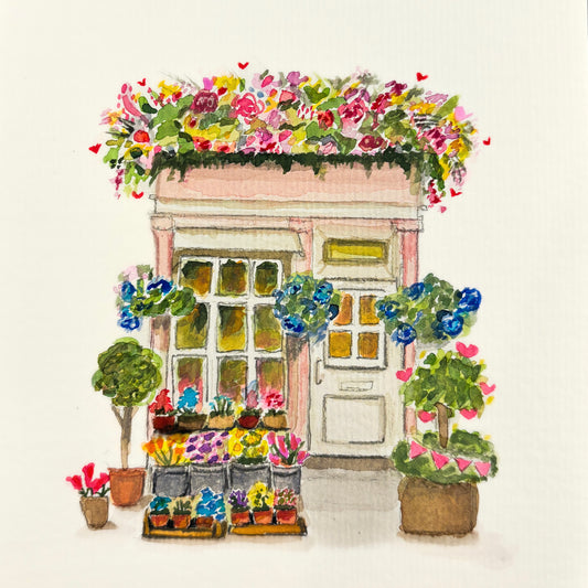 Valentine’s Flower Shop Print